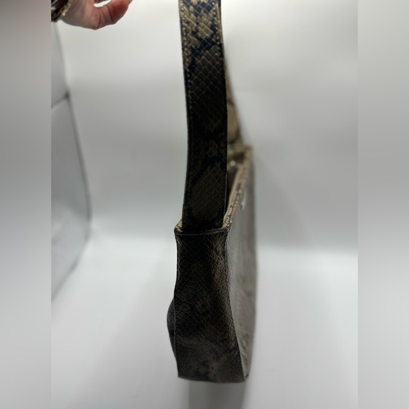 Vintage Y2K snakeskin underarm handbag purse Nine West - Picture 7 of 8